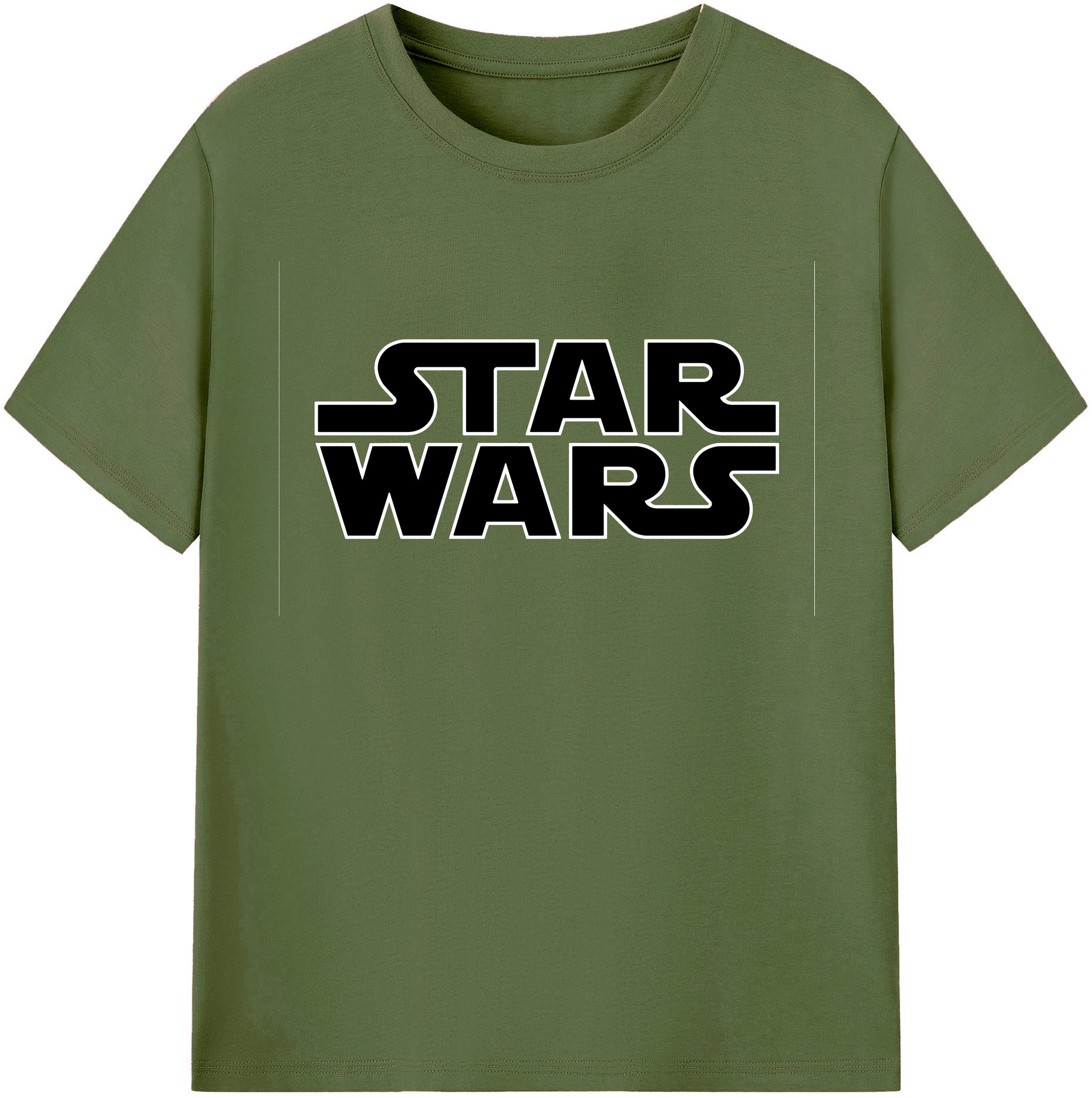 （画像用） スター・ウォーズ Star Wars 綿100％半袖Tシャツ（フロントプリント）